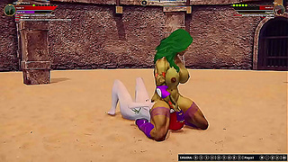 Jennifer Walters Faces Off Against Neri in Sultry Nude Combat Clash