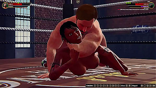 Ethan and Dela Clash in Hot Nude Battle Arena – 3D Hentai Fight Heat