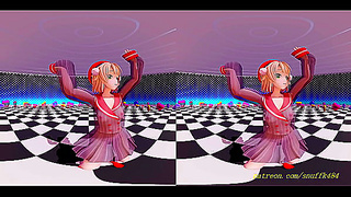 Immersive VR180 MMD Dance Fantasy – Sensual 3D Performance Awaits