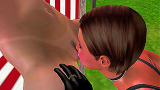 Adorable Lesbian Cuties Enjoy Wild 3D Pussy Play in Steamy Animation