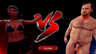 Ethan and Dela Go Head-to-Head in Heated Nude 3D Battle Revisited