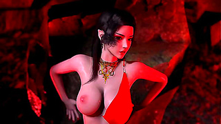 Curvy Milf Cosplay Babe Gets Pounded Hard After Sensual Blowjob in 3D Fantasy