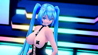 Miku Begs Love Me in Sultry 3D MMD Fantasy Ride