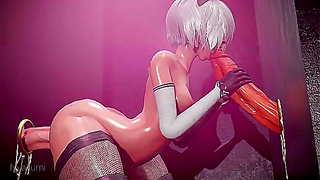 Futa Blows Minds at Glory Hole with Sensual Moans and Skillful Lips