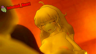 Yang Futa Claims Raven Ruby in Hot Sauna Passion - SoundLoop Included