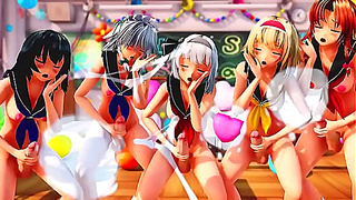 Busty MMD Futanari Takes Control in Steamy Virtual Encounter