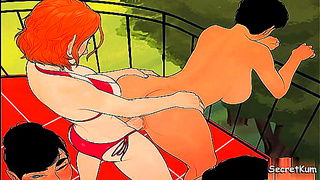 Submissive Maid Pleasured by Futa Boss Massive Dick Doggy Style – The Heat Part 2