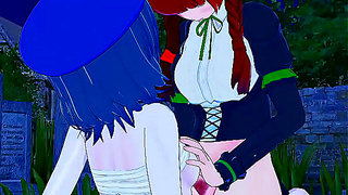 Rin Takes Control in Fiery Futanari Showdown with Yoshika