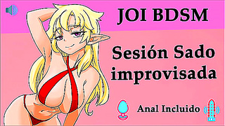 Spicy Spanish Seduction: Sensual JOI Bold Sado Action in Steamy Hentai