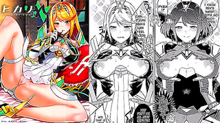 Luscious Gamers Tempt Warriors in Hot Xenoblade Hentai Encounter