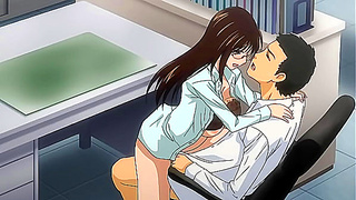 Steamy Encounter Between Mature Colleagues in Office Hentai Drama