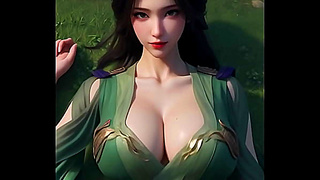 Divine Cyber Seduction Ignites Steamy Encounter in Futuristic Hentai World