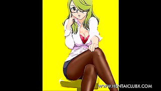 Sultry Ecchi Temptation Ignites in Busty Pantyhose Hentai fantasy