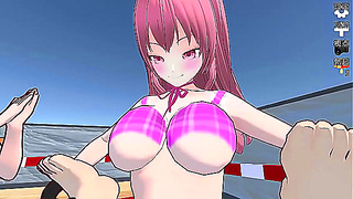 Gamer Boy Succumbs to Temptation in Steamy Anime Foot Fetish Adventure