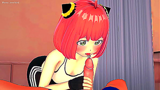 Anya Thirsts for Thick Dick Post-Workout in Spicy Hentai Dream Fuck