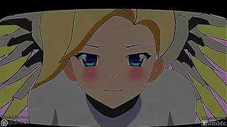 Mercy Tempts Hanzo with Healing Touch in Hot Overwatch Hentai Fantasy