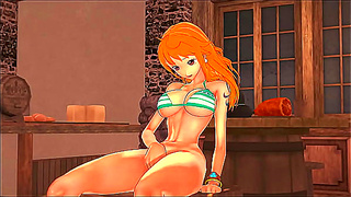 Nami Seeks Forbidden Desires in Piracys Den – Steamy One Piece Fantasy