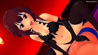 Megumin Seeks Steamy Pleasure at the Love Hotel – Fully Prepared