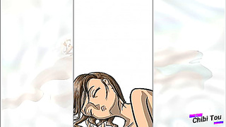 Mysterious Maiden Floats on Clouds in Seductive Hentai Embrace
