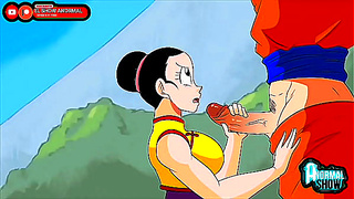 Bulmas Enchanted Milk Ignites Gokus Burning Saiyan Lust in Steamy Encounter