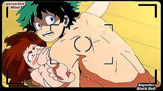 Deku Urarakas Hot Moment in Steamy My Hero Academia Fantasy