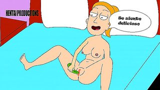 Summers Ripe Curves Meet Cool Cucumber Bliss in Steaming Encounter