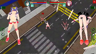 Two Cops Ignite Forbidden Lust in Fiery Futuristic Hentai Fantasy