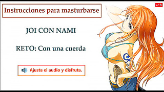 Nami Teaches Seductive Self-Pleasure in Hot JOI Hentai Fantasy