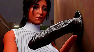 Lara Crofts Temptation: Busty Archaeologist Craves Huge Dick in Horny Encounter