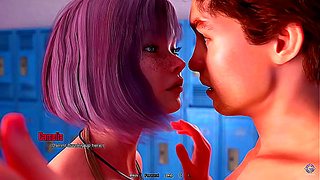 Curious Student Caught Peeking at Teachers Luscious Curve in Steamy 3D Classroom