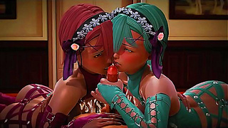 Two Teens Explore Forbidden Desires in a Sultry 3D Hentai Fantasy