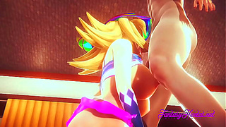 Dark Magician Girl Tempts Yugi Hero with Wild Blowjob Hot Sex – Yu-Gi-Oh! Lust Adventure