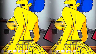 Marges Forbidden Lust Unravels in Steamy Springfield Tryst