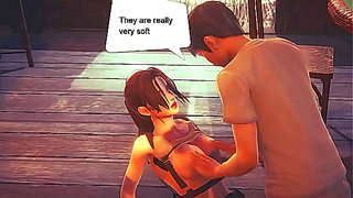 Lara Crofts Busty Cosplay Teases Horny Guy in Wild Hentai Tryst