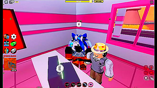 Cops Caught Off Guard by Steamy Blowjobs Mid Roblox Heist Chaos