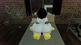 Roblox Cowgirl Rides Hard in Steamy Condo Adventure