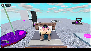 Roblox Gamer Sparks Hot Moment with Busty Black Avatar in Steamy Scene
