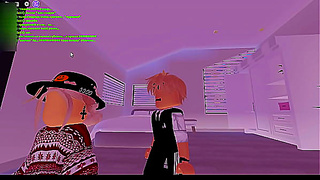 Roblox Girl Explores Her Desires with Innocent Blowjob in Virtual Realm