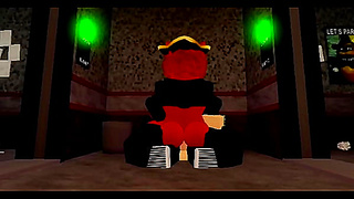 Three FNAF Bots Ignite Horny Desires in Sultry Roblox Roleplay Fantasy