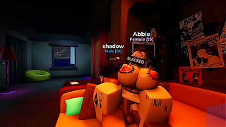 Roblox Babe Pleasured Covered in Creamy Load Creampie