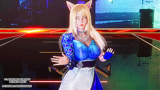 KDAs Seductive Ahri Takes Center Stage – Hot Solo Dance Milf Vibes