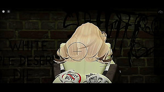 Blonde Roblox Babe Seduces Huge BBC in Steamy Back-Alley Tryst