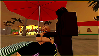 Blanca Rides Huge Rod in Steamy Roblox Hentai Fantasy