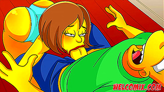 Stepmom Temptation: Hot Simpsons Hentai Fantasy Fulfilled