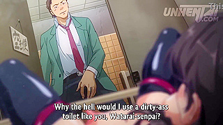 Steam-Packed College Bathroom Fling Ignites Wild Hentai Action