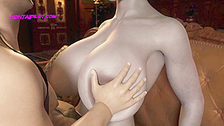 Lady Dimitrescu Seduced by Giant Cock in Fiery 3D Hentai Tryst