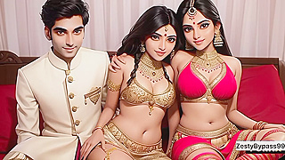 Desi MILF Teaches Stepmom Lessons in Forbidden Hentai Heat