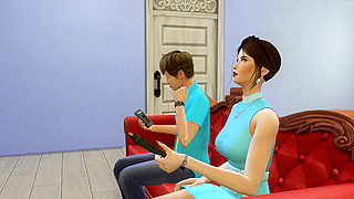 Stepmom Seduces Lonely Stepson in Hot Hidden Affair Escape