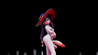 [FUTA] MMD r18 - WiggleWiggle - Mona ( Genshin Impact ) hentai 3D - J Triple