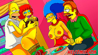 Swap Wives Sparks Steamy Chaos in The Simptoons Horny Hijinks